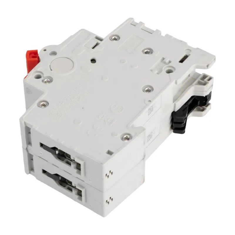 ABB 2-Pole DIN Rail Isolator Switch SD202/32, IP20 IP40 Rated, 32A Current, 125V DC 440V AC, Screw 2CDD282101R0032 SD202/32