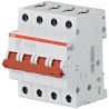 ABB 4-Pole DIN Rail Isolator Switch, IP20 IP40 Protection, 40A Switching Current, SD204 Series 2CDD284101R0040 SD204/40