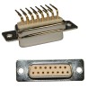 Norcomp 173 25 Way Right Angle 2.77 mm Pitch Through Hole D-Sub Connector with 4 to 40 Insert Female 173-E25-213R001