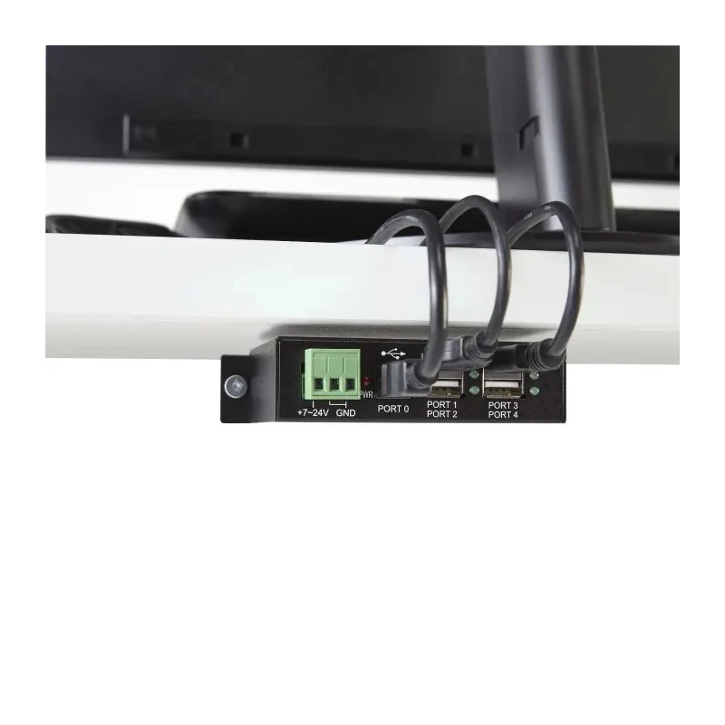 StarTech.com 4 Port USB 2.0 USB Hub Terminal Connector Powered Compact 114 mm x 26 mm x 57 mm ST4200USBM