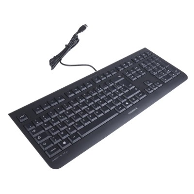 Cherry Wired USB Standard Keyboard AZERTY Layout Black Industrial Grade JK-0800FR-2