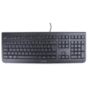 Cherry Wired USB Standard Keyboard AZERTY Layout Black Industrial Grade JK-0800FR-2