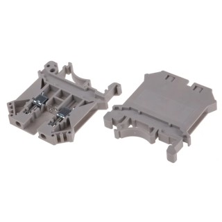 RS PRO DIN Rail Terminal Block 2.5mm² 1-Level Screw 800V 24A 878-7506