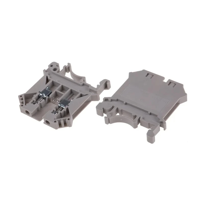 RS PRO DIN Rail Terminal Block 2.5mm² 1-Level Screw 800V 24A 878-7506