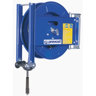 PREVOST 20 m Air Hose Reel with 10 mm ID, 14 mm OD, 660 L/min Flow Rate, Spring Return Retraction Operation, Model DMO 1020N