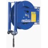 PREVOST 20 m Air Hose Reel with 10 mm ID, 14 mm OD, 660 L/min Flow Rate, Spring Return Retraction Operation, Model DMO 1020N