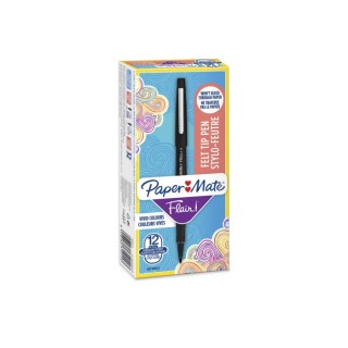 Paper Mate Ink Pen Black Ball Point Ink Pen 1 mm Tip Size S0190973