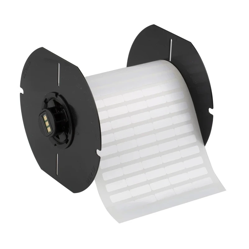 Brady White Polyester Label Roll 19.05 mm Width 6.35 mm Length 2500 Labels Per Roll B33-101-8423