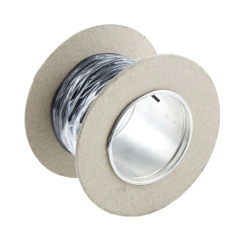 Staubli SiliVolt-2V Series Black Hook Up Wire, 525/0.07 mm Core Strands, 25 m, Copper Conductor, 1.5kV, 150°C 175-7491