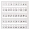 RS PRO Nylon Marking Tag for Use with Screw Clamp Terminal Block 878-7590