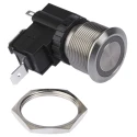 RS PRO Illuminated Push Button Switch Latching Panel Mount SPST White LED IP67 250 V ac 175-8125