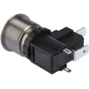 RS PRO Illuminated Push Button Switch Latching Panel Mount SPST White LED IP67 250 V ac 175-8125