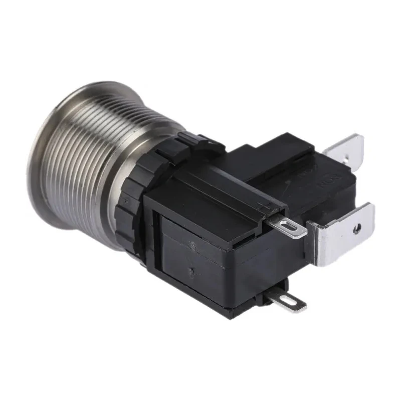 RS PRO Illuminated Push Button Switch Latching Panel Mount SPST White LED IP67 250 V ac 175-8125
