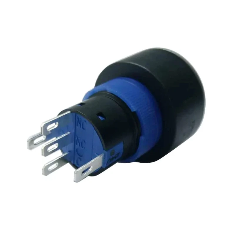 RS PRO Illuminated Momentary Push Button Switch, Panel Mount, Blue LED, SPDT, IP65, 22.2 mm Cutout, 250 V AC 175-8260