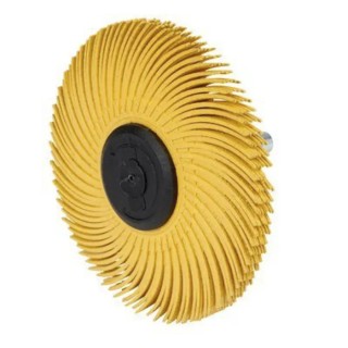 3M Abrasive Brush 76 mm Diameter P80 Grit Thermoplastic Resin Filaments, Max Speed 10000rpm FN520002620