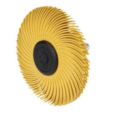 3M Abrasive Brush 76 mm Diameter P80 Grit Thermoplastic Resin Filaments, Max Speed 10000rpm FN520002620