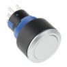 RS PRO Push Button Switch, Momentary, Panel Mount, 22.2 mm Cutout, DPDT, IP65, 250 V AC 3-5A 175-8267
