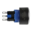 RS PRO Push Button Switch, Momentary, Panel Mount, 22.2 mm Cutout, DPDT, IP65, 250 V AC 3-5A 175-8267