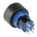 RS PRO Push Button Switch, Momentary, Panel Mount, 22.2 mm Cutout, DPDT, IP65, 250 V AC 3-5A 175-8267