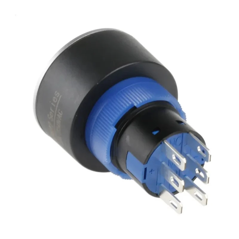 RS PRO Push Button Switch, Momentary, Panel Mount, 22.2 mm Cutout, DPDT, IP65, 250 V AC 3-5A 175-8267