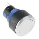 RS PRO Push Button Switch Momentary Panel Mount 22.2 mm Cutout SPDT IP65 250 V AC 175-8269