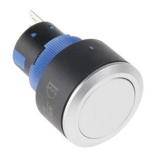 RS PRO Push Button Switch Momentary Panel Mount 22.2 mm Cutout SPDT IP65 250 V AC 175-8269