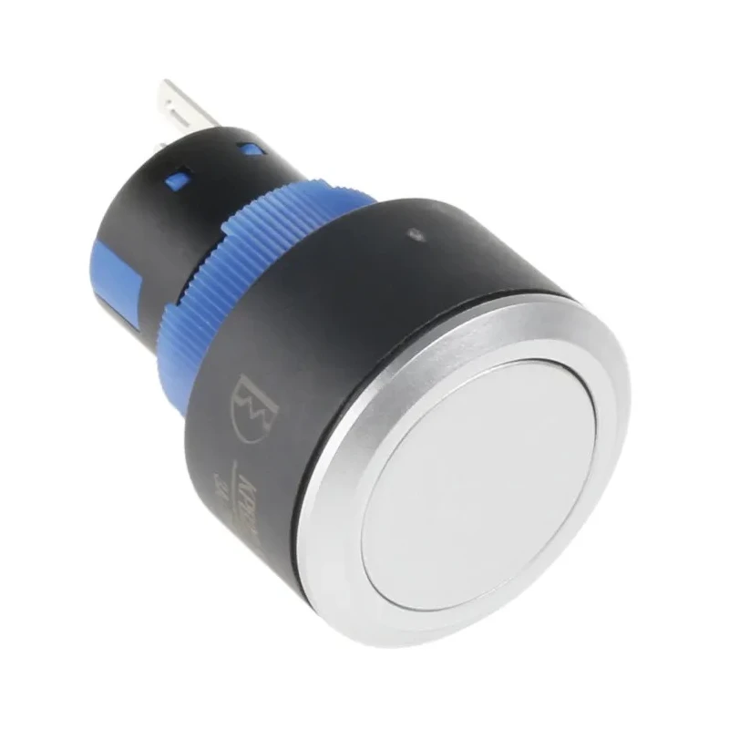 RS PRO Push Button Switch Momentary Panel Mount 22.2 mm Cutout SPDT IP65 250 V AC 175-8269