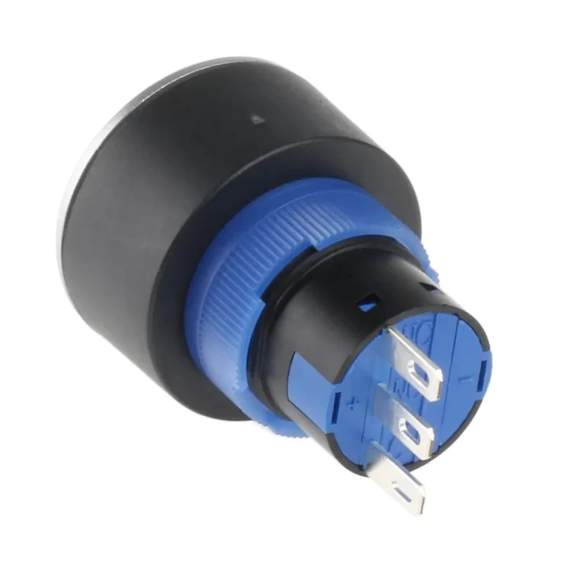 RS PRO Push Button Switch Momentary Panel Mount 22.2 mm Cutout SPDT IP65 250 V AC 175-8269