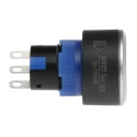 RS PRO Push Button Switch Momentary Panel Mount 22.2 mm Cutout SPDT IP65 250 V AC 175-8269
