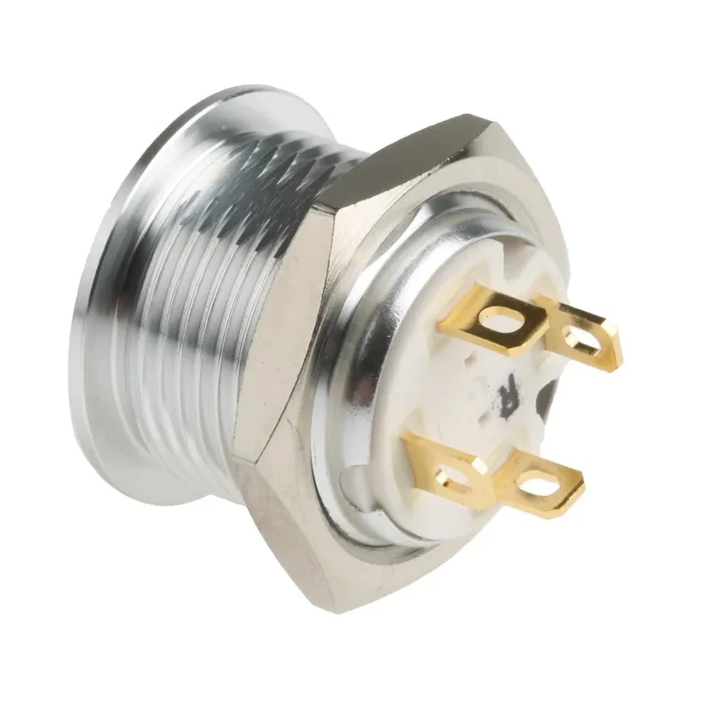 RS PRO Illuminated Push Button Switch Momentary Panel Mount SPST Red LED IP67 36V DC 175-8514
