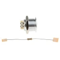 RS PRO Illuminated Push Button Switch Momentary Panel Mount SPST Red LED IP67 36V DC 175-8514