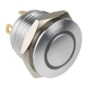 RS PRO Illuminated Momentary Push Button Switch SPST Red LED IP67 Panel Mount 16 mm Cutout 36 V dc 2A 175-8516