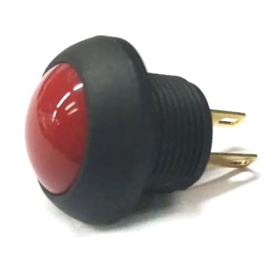 RS PRO Miniature Push Button Switch Momentary Panel Mount 13.6 mm Cutout SPST IP68 36V dc 175-8624
