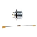 RS PRO Illuminated Momentary Push Button Switch, Panel Mount, 16 mm Cutout, SPST, White LED, IP67, 36 V dc 175-8549