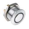 RS PRO Illuminated Momentary Push Button Switch Panel Mount 16 mm Cutout SPST Yellow LED IP67 36V DC 175-8522