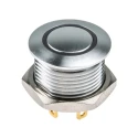 RS PRO Illuminated Momentary Push Button Switch Panel Mount 16 mm Cutout SPST Yellow LED IP67 36V DC 175-8522