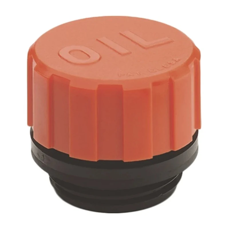 Elesa Hydraulic Breather Cap, Polyamide Cap, 57mm Diameter, 3/4 in Thread Size, Orange, Semi Matt Finish 56241