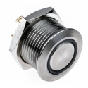 RS PRO Illuminated Momentary Push Button Switch, Panel Mount, 16 mm Cutout, SPST, Green LED, IP67, 36 V dc 175-9144