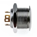 RS PRO Illuminated Momentary Push Button Switch, Panel Mount, 16 mm Cutout, SPST, Green LED, IP67, 36 V dc 175-9144
