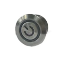 RS PRO Illuminated Momentary Push Button Switch, Panel Mount, 16 mm Cutout, SPST, RGB LED, IP67 Rated, 36 V dc 175-9146