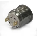 RS PRO Illuminated Momentary Push Button Switch, Panel Mount, 16 mm Cutout, SPST, RGB LED, IP67 Rated, 36 V dc 175-9146