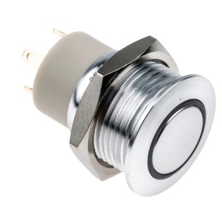 RS PRO Illuminated Push Button Switch, Latching, Panel Mount, 16 mm Cutout, SPST, Green and Red LED, IP67, 36 V 175-9152