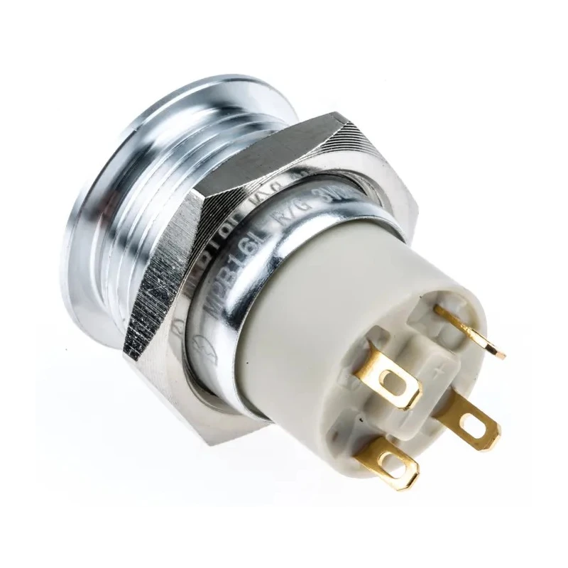 RS PRO Illuminated Push Button Switch, Latching, Panel Mount, 16 mm Cutout, SPST, Green and Red LED, IP67, 36 V 175-9152