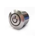 RS PRO Illuminated Push Button Switch Momentary Panel Mount 16 mm Cutout SPST RGB LED IP67 36 V dc 175-9159