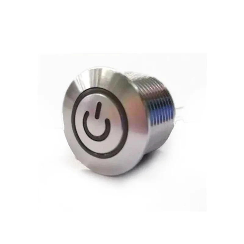 RS PRO Illuminated Push Button Switch Momentary Panel Mount 16 mm Cutout SPST RGB LED IP67 36 V dc 175-9159
