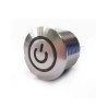 RS PRO Illuminated Push Button Switch Momentary Panel Mount 16 mm Cutout SPST RGB LED IP67 36 V dc 175-9159