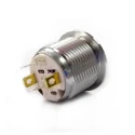 RS PRO Illuminated Push Button Switch Momentary Panel Mount 16 mm Cutout SPST RGB LED IP67 36 V dc 175-9159