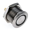 RS PRO Illuminated Momentary Push Button Switch Panel Mount 16 mm Cutout SPST Blue LED IP67 36V DC 175-9224