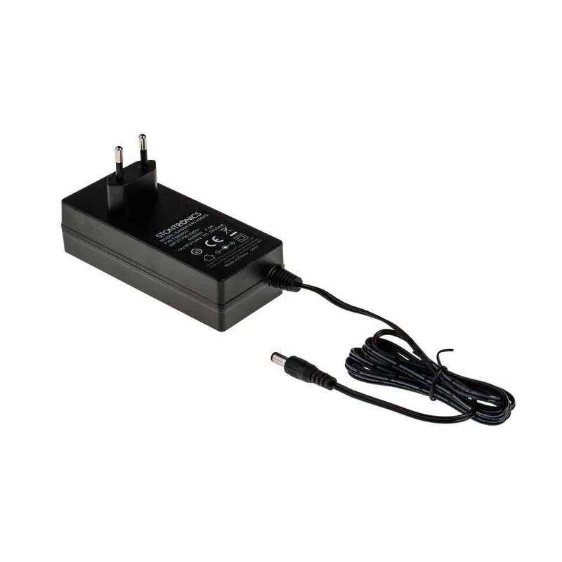 RS PRO 24 V DC 60 W AC/DC Adapter Type C EU Plug with 2.1 x 5.5 x 12 mm Centre Positive Output Connector 175-3333