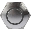 RS PRO Illuminated Push Button Switch Momentary SPST Panel Mount 16 mm Cutout Green LED IP67 36V dc 175-9477